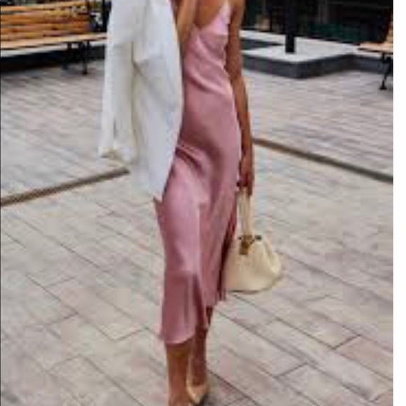 NWT- Slip dress blush , size 6 - Picture 5 of 7